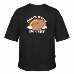 Футболка оверсайз FATLINE Капібара бі кеппі