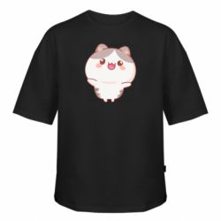 Футболка оверсайз FATLINE Котик обіймає тебе - FATLINE Футболка оверсайз FATLINE Котик обіймає тебе