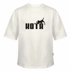 Футболка оверсайз FATLINE Котя лого - FATLINE Футболка оверсайз FATLINE Котя лого