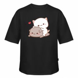 Футболка оверсайз FATLINE Котячі обійми - FATLINE Футболка оверсайз FATLINE Котячі обійми