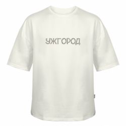 Футболка оверсайз FATLINE Квітучий Ужгород