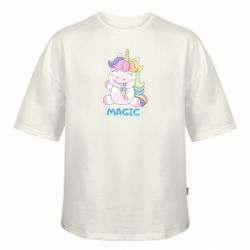 Футболка оверсайз FATLINE Маленький єдиноріг – це магія! - FATLINE Футболка оверсайз FATLINE Маленький єдиноріг – це магія!