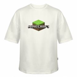 Футболка оверсайз FATLINE Minecraft Land - FATLINE Футболка оверсайз FATLINE Minecraft Land