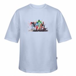 Футболка оверсайз FATLINE Мстители Арт - FATLINE Футболка оверсайз FATLINE Мстители Арт