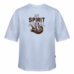 Футболка оверсайз FATLINE My spirit animal