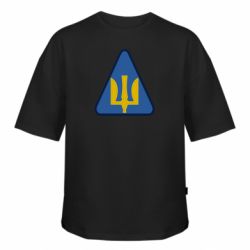 Футболка оверсайз FATLINE Нарукавный знак воздушных сил Украины - FATLINE Футболка оверсайз FATLINE Нарукавный знак воздушных сил Украины
