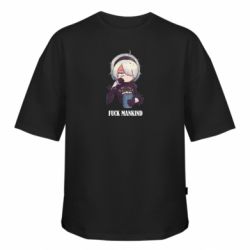 Футболка оверсайз FATLINE Nier. Fuck Mankind - FATLINE Футболка оверсайз FATLINE Nier. Fuck Mankind