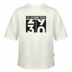 Футболка оверсайз FATLINE Олдометр 30 лет - FATLINE Футболка оверсайз FATLINE Олдометр 30 лет