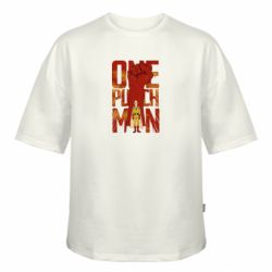 Футболка оверсайз FATLINE One Punch Man Saitama - FATLINE Футболка оверсайз FATLINE One Punch Man Saitama