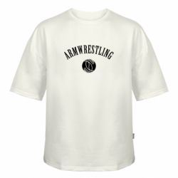 Футболка оверсайз FATLINE Армреслінг - FATLINE Футболка оверсайз FATLINE Армреслінг