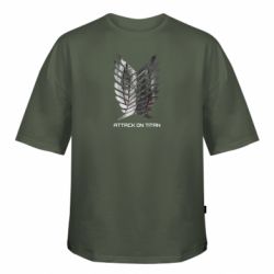 Футболка оверсайз FATLINE Атака титанів Pro - FATLINE Футболка оверсайз FATLINE Атака титанів Pro