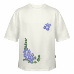 Футболка оверсайз FATLINE Барвинок Freedom - FATLINE Футболка оверсайз FATLINE Барвинок Freedom