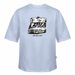 Футболка оверсайз FATLINE BMW E36. - FATLINE Футболка оверсайз FATLINE BMW E36.