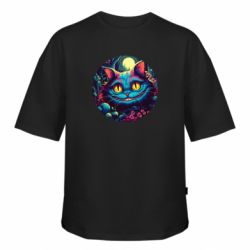 Футболка оверсайз FATLINE Чеширский кот улыбка Алиса в стране чудес