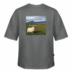 Футболка оверсайз FATLINE де я нах*й, курськ - FATLINE Футболка оверсайз FATLINE де я нах*й, курськ