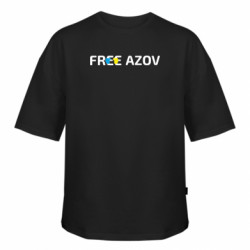 Футболка оверсайз FATLINE Free Azov. Hands