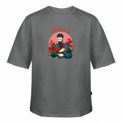 Футболка оверсайз FATLINE Хуманізація маку - FATLINE Футболка оверсайз FATLINE Хуманізація маку