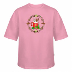 Футболка оверсайз FATLINE Кофе со специями