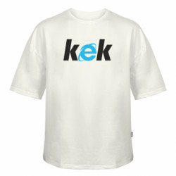 Футболка оверсайз FATLINE Кек (Internet Explorer) - FATLINE Футболка оверсайз FATLINE Кек (Internet Explorer)