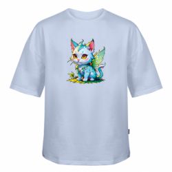 Футболка оверсайз FATLINE кішка лісова фея - FATLINE Футболка оверсайз FATLINE кішка лісова фея