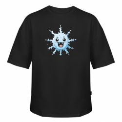 Футболка оверсайз FATLINE Крейзі сніжинка