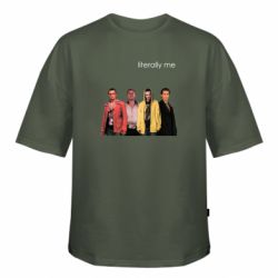 Футболка оверсайз FATLINE Literally me Мем - FATLINE Футболка оверсайз FATLINE Literally me Мем