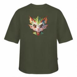 Футболка оверсайз FATLINE милый малыш дракончик - FATLINE Футболка оверсайз FATLINE милый малыш дракончик