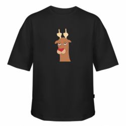 Футболка оверсайз FATLINE Недоброзичливий олень - FATLINE Футболка оверсайз FATLINE Недоброзичливий олень