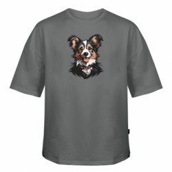 Футболка оверсайз FATLINE Пес с длинной шерстью - FATLINE Футболка оверсайз FATLINE Пес с длинной шерстью