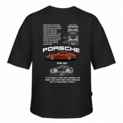 Футболка оверсайз FATLINE Porsche 911 - FATLINE Футболка оверсайз FATLINE Porsche 911