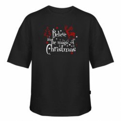 Футболка оверсайз FATLINE Повір у магію Різдва - FATLINE Футболка оверсайз FATLINE Повір у магію Різдва
