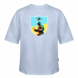 Футболка оверсайз FATLINE Шеврон БПЛА - FATLINE Футболка оверсайз FATLINE Шеврон БПЛА