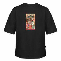 Футболка оверсайз FATLINE "Віднесені Привидами" Вінтажний Арт - FATLINE Футболка оверсайз FATLINE "Віднесені Привидами" Вінтажний Арт