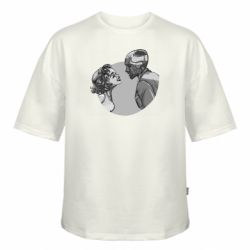 Футболка оверсайз FATLINE Retro Wanda and Vision - FATLINE Футболка оверсайз FATLINE Retro Wanda and Vision