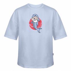 Футболка оверсайз FATLINE Shark or dolphin - FATLINE Футболка оверсайз FATLINE Shark or dolphin
