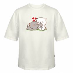 Футболка оверсайз FATLINE Сім'я котиків - FATLINE Футболка оверсайз FATLINE Сім'я котиків