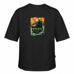 Футболка оверсайз FATLINE Сталкер. Исчезнувший в Зоне. Фан арт