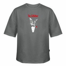 Футболка оверсайз FATLINE The Cat Father - FATLINE Футболка оверсайз FATLINE The Cat Father