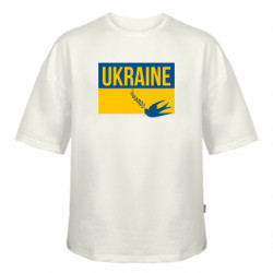 Футболка оверсайз FATLINE Украина - голубь мира - FATLINE Футболка оверсайз FATLINE Украина - голубь мира