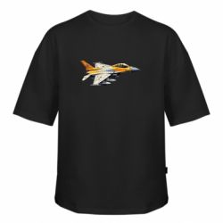 Футболка оверсайз FATLINE Истребитель ф-16 - FATLINE Футболка оверсайз FATLINE Истребитель ф-16