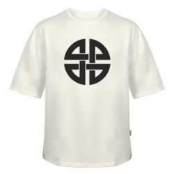 Футболка оверсайз FATLINE Узел Защиты - FATLINE Футболка оверсайз FATLINE Узел Защиты