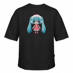 Футболка оверсайз FATLINE Winter Hatsune Miku