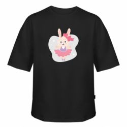 Футболка оверсайз FATLINE Зайка балерина - FATLINE Футболка оверсайз FATLINE Зайка балерина