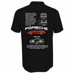 Футболка поло мужская Porsche 911 - FATLINE Футболка поло мужская Porsche 911