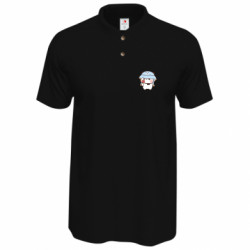 Футболка поло мужская Мишка с цветочком - FATLINE Футболка поло мужская Мишка с цветочком