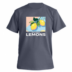 Футболка премиум мужская FATLINE Fruit market lemons - FATLINE Футболка премиум мужская FATLINE Fruit market lemons
