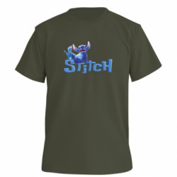 Футболка премиум мужская FATLINE Стич с туфелькой - FATLINE Футболка премиум мужская FATLINE Стич с туфелькой