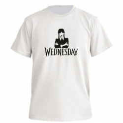 Футболка премиум мужская FATLINE Wednesday силуэт - FATLINE Футболка премиум мужская FATLINE Wednesday силуэт