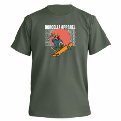 Футболка премиум мужская FATLINE Black Apparel Illustrated Skull Skateboard - Скейтбордист - FATLINE Футболка премиум мужская FATLINE Black Apparel Illustrated Skull Skateboard - Скейтбордист