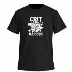 Футболка преміум чоловіча FATLINE Crit happens - FATLINE Футболка преміум чоловіча FATLINE Crit happens